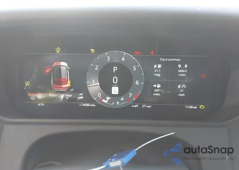 2026 Land Rover Range Rover Velar P400 Dynamic Se z USA, uszkodzony, nr VIN SALYL2FU4TA822548